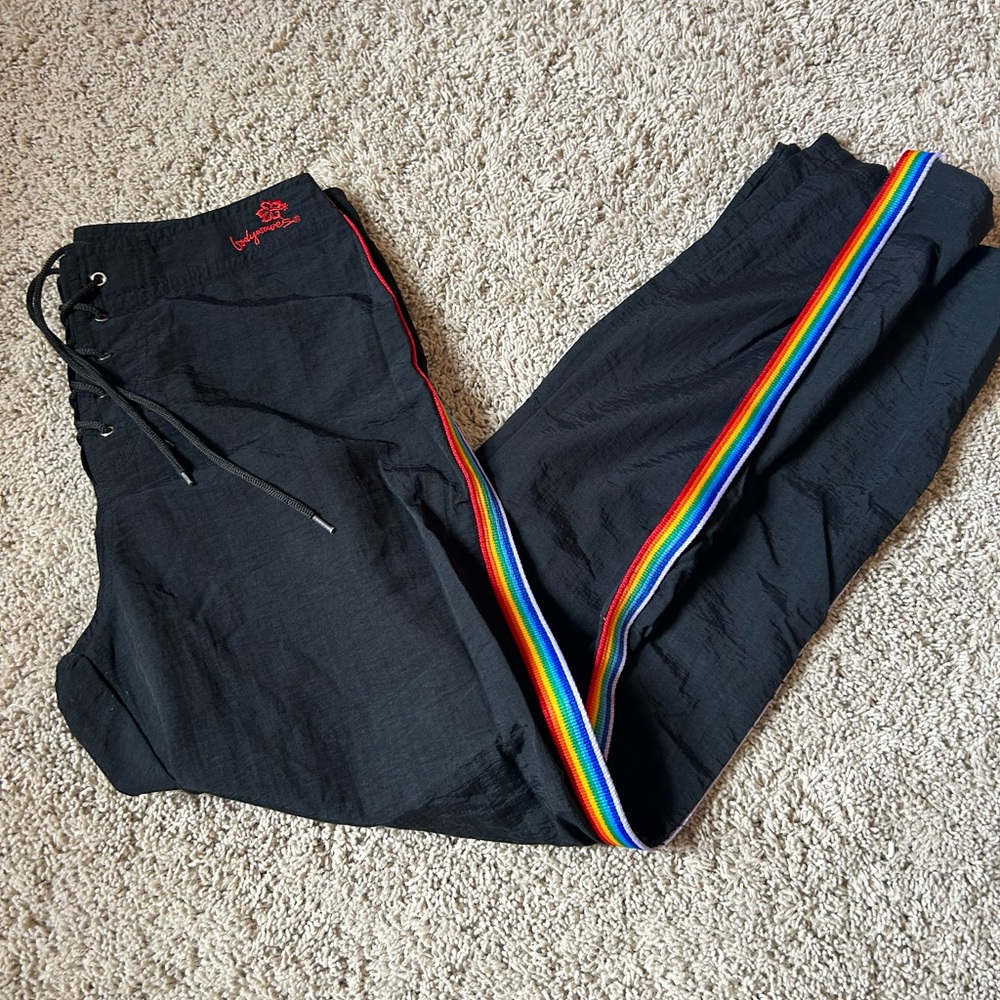 Vintage Bodywaves USA rainbow pants size 9 juniors